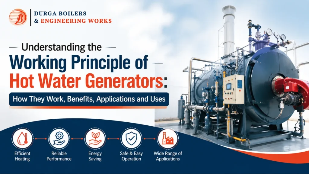 Read more about the article Understanding the Working Principle of Hot Water Generators: How They Work, Benefits, Applications and Uses