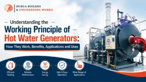 Read more about the article Understanding the Working Principle of Hot Water Generators: How They Work, Benefits, Applications and Uses