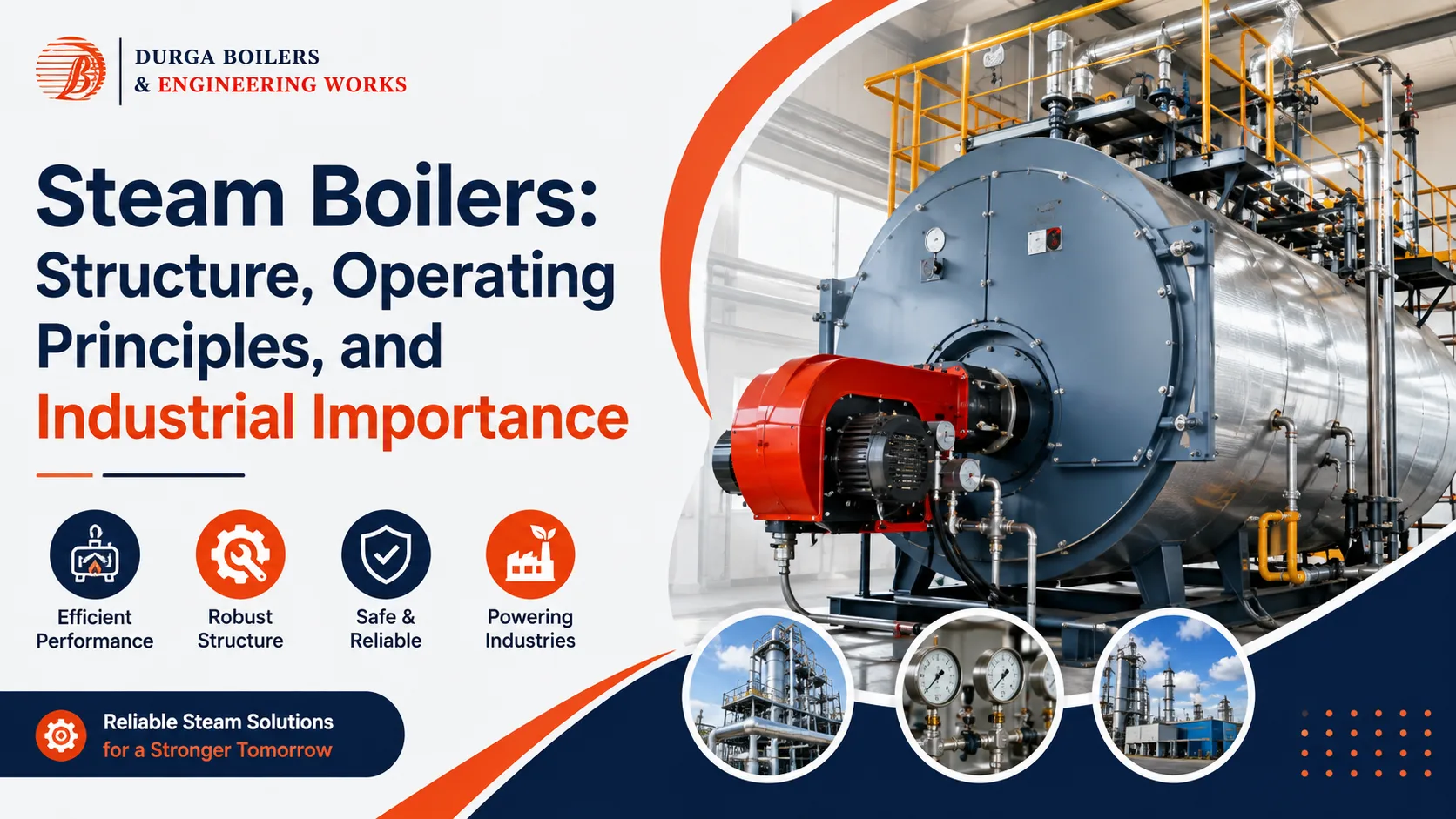 You are currently viewing Steam Boilers: Structure, Operating Principles, and Industrial Importance
